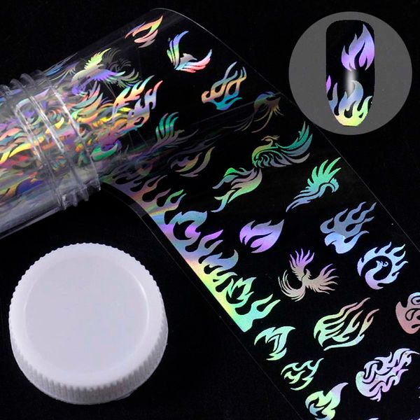 fashion 4*100cm holographic nail foil fire spider web pattern nail art sticker heat transfer decoration decal, Black
fashion 4*100cm holographic nail foil fire spider web pattern nail art sticker heat transfer decoration decal, Black