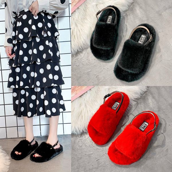 maggie's walker spring plush slippers women's winter home furry ears indoor slippers sapato feminino fuzzy sliders shoes, Black
maggie's walker spring plush slippers women's winter home furry ears indoor slippers sapato feminino fuzzy sliders shoes, Black