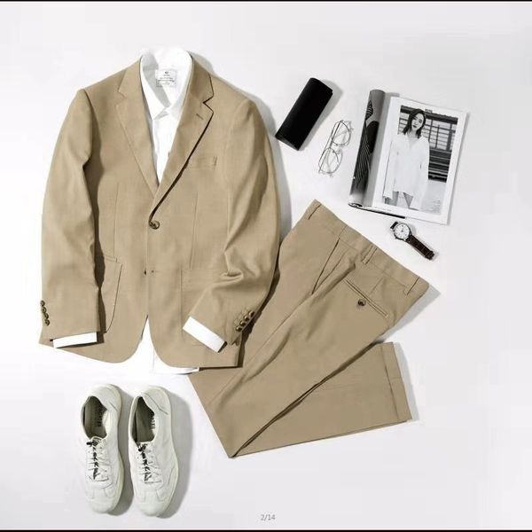 spring 2020 new men's boutique two-piece korean version of the fitness wedding party, White;black
spring 2020 new men's boutique two-piece korean version of the fitness wedding party, White;black