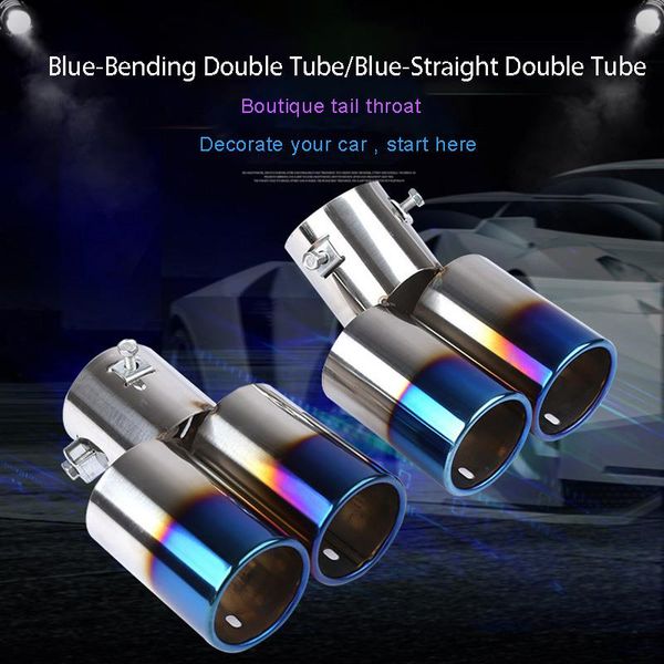 onever universal one change two double out stainless steel exhaust pipe muffler tail pipe outlet nozzle end for automotive diy
onever universal one change two double out stainless steel exhaust pipe muffler tail pipe outlet nozzle end for automotive diy