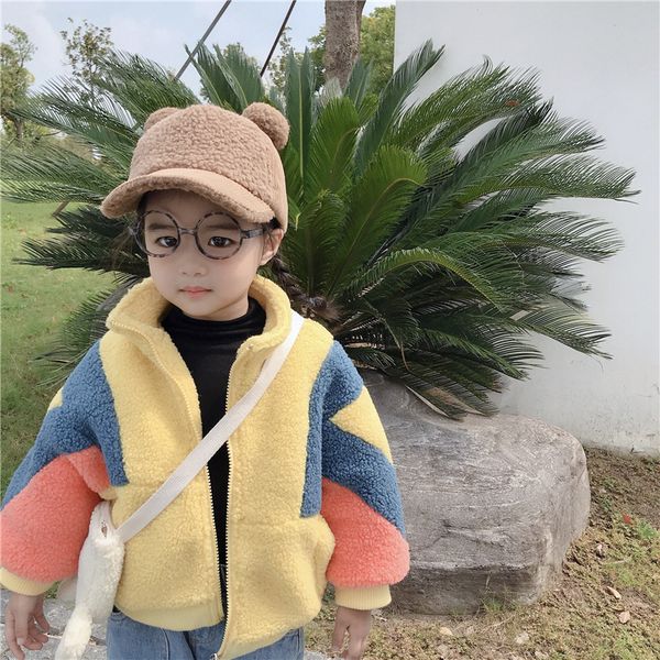girl boy counterfeit Fur Winter Coat Kids Girls Cashmere Thick Warm Coats Jackets Children Clothes Color matching Overwear, Blue
girl boy counterfeit Fur Winter Coat Kids Girls Cashmere Thick Warm Coats Jackets Children Clothes Color matching Overwear, Blue
