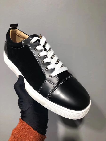 brand red bottom loafers luxury party wedding shoes designer black patent leather suede patchwork suede & leather sneakers flats
brand red bottom loafers luxury party wedding shoes designer black patent leather suede patchwork suede & leather sneakers flats