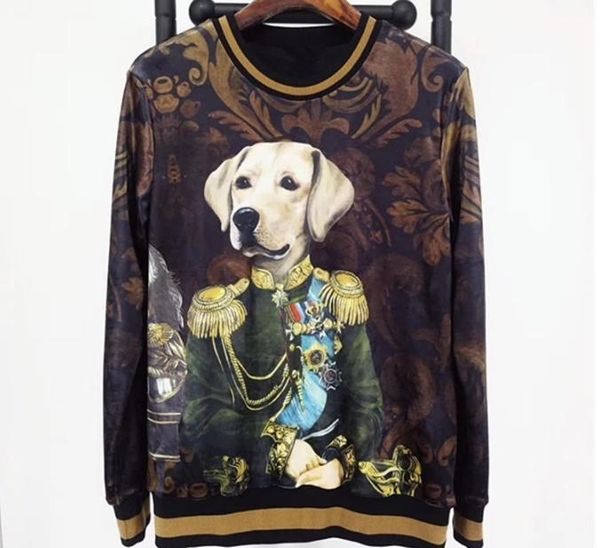 19ss autumn new fashion arrival dog duke crown print sweatshirts jumper for men designer cotton clothing brand, Black
19ss autumn new fashion arrival dog duke crown print sweatshirts jumper for men designer cotton clothing brand, Black