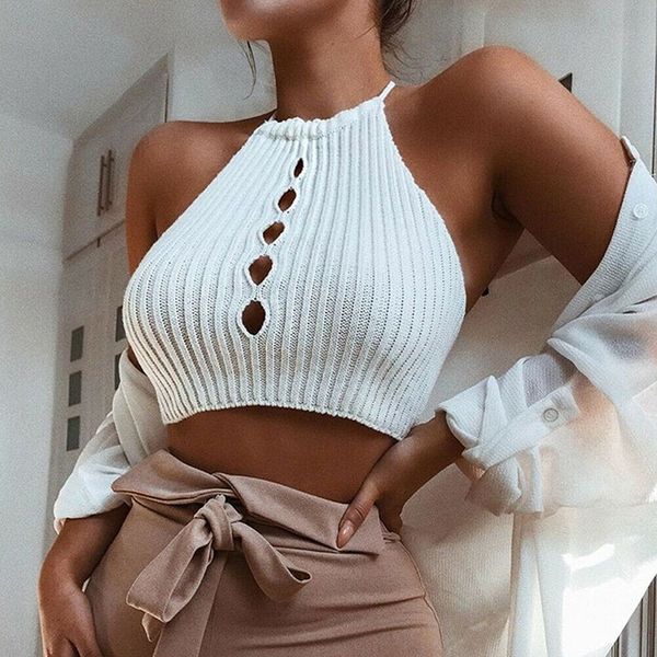 2019 women crop hollow out vest wrap bralet sleeveless ladies casual clothes tanks tees summer fashion new, White
2019 women crop hollow out vest wrap bralet sleeveless ladies casual clothes tanks tees summer fashion new, White
