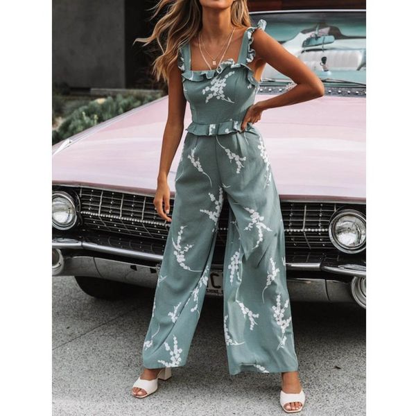women spring summer straps ruffled print casual sling romper 2019 summer backless loose jumpsuit, Black;white
women spring summer straps ruffled print casual sling romper 2019 summer backless loose jumpsuit, Black;white