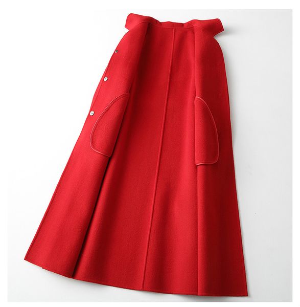 spring autumn coat women clothes 2020 korean elegant red wool coat female jacket double-side woolen coat abrigo mujer zt2200, Black
spring autumn coat women clothes 2020 korean elegant red wool coat female jacket double-side woolen coat abrigo mujer zt2200, Black
