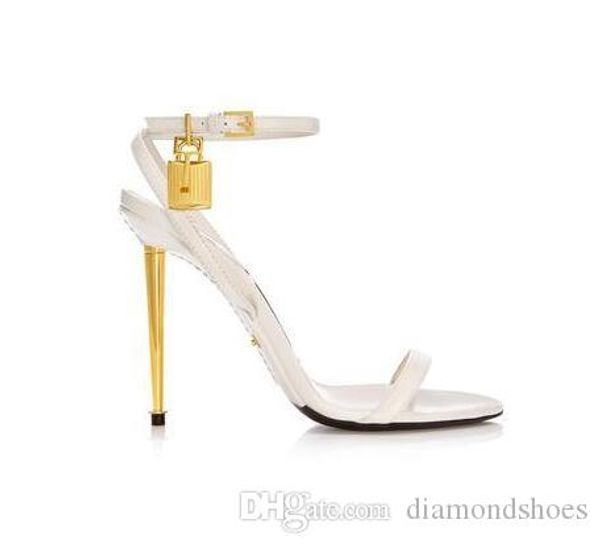 fashion women open toe sandals ankle buckle strap gold lock pumps thin high heel women summer leather lady party shoes, Black
fashion women open toe sandals ankle buckle strap gold lock pumps thin high heel women summer leather lady party shoes, Black