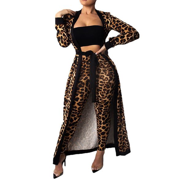 ladies suit women leopard three-piece fashion vest +long + pants three-piece suit autumn internet celebrity sets suits, Black;brown
ladies suit women leopard three-piece fashion vest +long + pants three-piece suit autumn internet celebrity sets suits, Black;brown