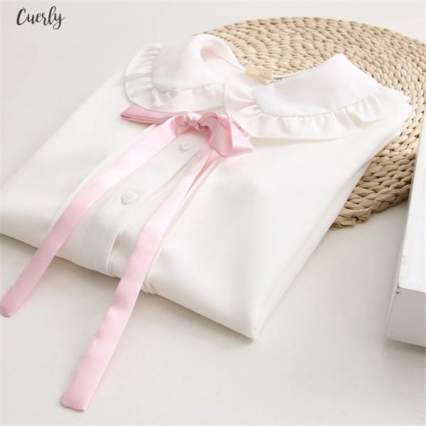 2020 women blouses long sleeve girls autumn long sleeve peter pan collar pink bowknot white blouse shirt japanese school uniform pz164
2020 women blouses long sleeve girls autumn long sleeve peter pan collar pink bowknot white blouse shirt japanese school uniform pz164