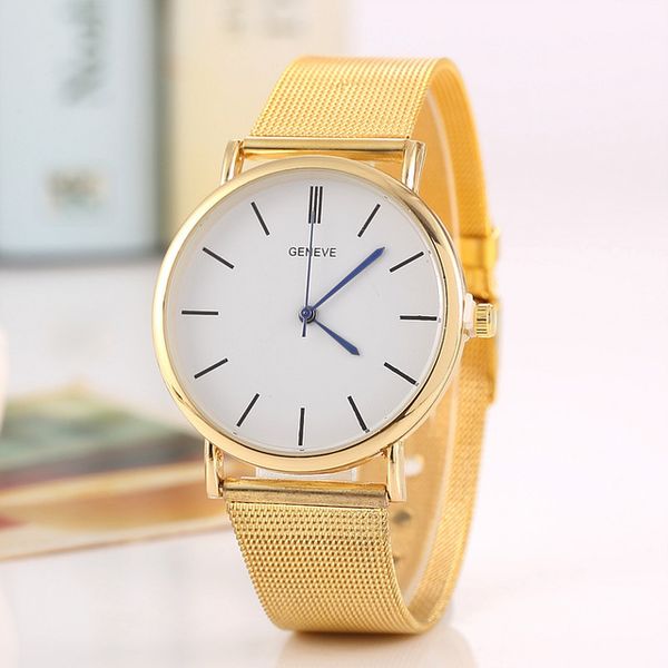 luxury quartz watch men women fashion casual stainless steel watches student clock hodinky, Slivery;brown
luxury quartz watch men women fashion casual stainless steel watches student clock hodinky, Slivery;brown