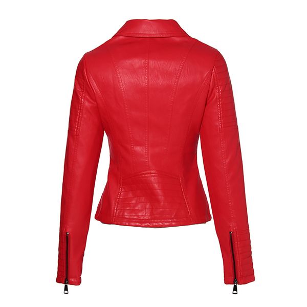aorryvla 2020 new spring leather jacket women pu jacket full sleeve short length zipper biker ladies leather jacket quality, Black
aorryvla 2020 new spring leather jacket women pu jacket full sleeve short length zipper biker ladies leather jacket quality, Black