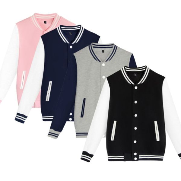 two tone varsity jacket jumper coat cotton jumper winter est mens womens college university inspired contrast, Black
two tone varsity jacket jumper coat cotton jumper winter est mens womens college university inspired contrast, Black