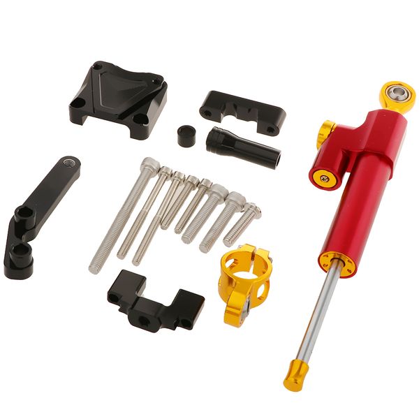 cnc алюминиевый рулевая стабилизатор буфер с кронштейнами kit полный комплект, пригодный для ninja 250r ex250 ex300 08-12 13-16
cnc алюминиевый рулевая стабилизатор буфер с кронштейнами kit полный комплект, пригодный для ninja 250r ex250 ex300 08-12 13-16