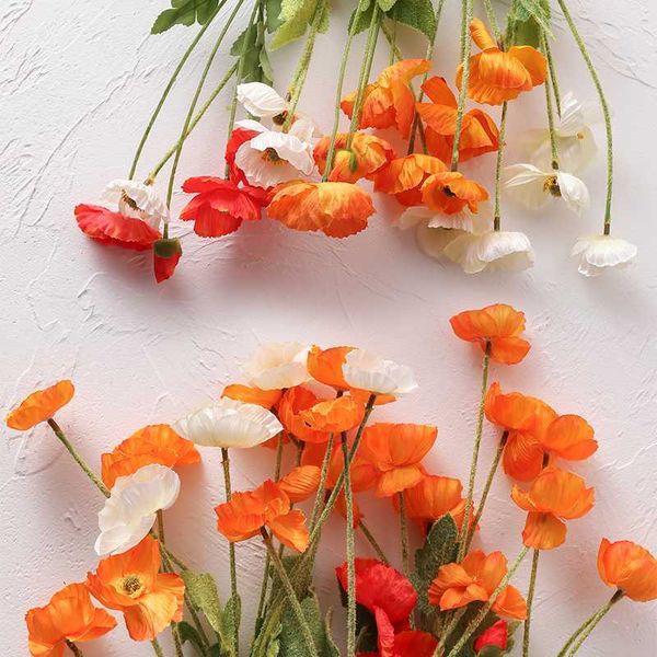ins poppy flower simulation living room bouquet home decoration crafts wedding artificial flower garden party fake plants
ins poppy flower simulation living room bouquet home decoration crafts wedding artificial flower garden party fake plants