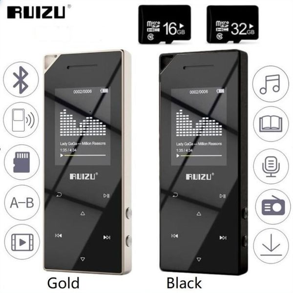 ruizu d05 bluetooth 8gb/16gb led touch screen mp3 music player wireless bluetooth 4.0 fm transmitter ebook audio recording mp3
ruizu d05 bluetooth 8gb/16gb led touch screen mp3 music player wireless bluetooth 4.0 fm transmitter ebook audio recording mp3