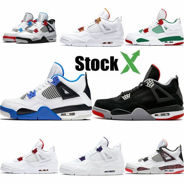 4 4s mens basketball shoes loyal blue what the court purple bred thunder sneakers sports shoes us 7-10 #173
4 4s mens basketball shoes loyal blue what the court purple bred thunder sneakers sports shoes us 7-10 #173