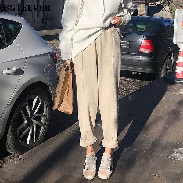 women's pants & capris bgteever oversize women knitted autumn winter loose thicken warm sweater lace up pockets female long trousers 20, Black;white
women's pants & capris bgteever oversize women knitted autumn winter loose thicken warm sweater lace up pockets female long trousers 20, Black;white