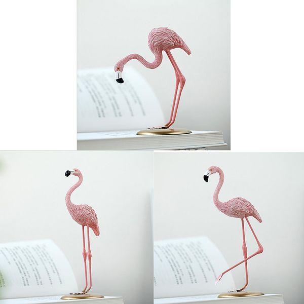 3pcs resin figurines bird sculpture for office table