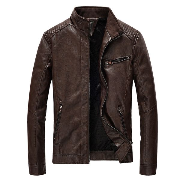 autmn winter coats mens windbreaker jackets zipper faux leather jackets casual warm hip hop clothes streetwear 2019 brown army green, Black
autmn winter coats mens windbreaker jackets zipper faux leather jackets casual warm hip hop clothes streetwear 2019 brown army green, Black