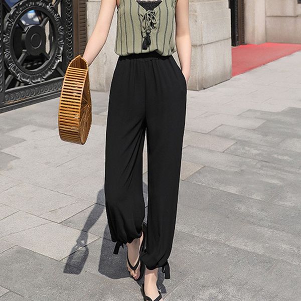 women pants spring summer solid color fashion korean style wild loose pants girls plus size high waist casual 2020 new, Black;white
women pants spring summer solid color fashion korean style wild loose pants girls plus size high waist casual 2020 new, Black;white