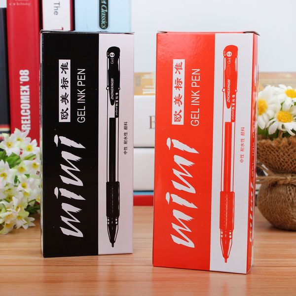 0.5mm red ink black ink gel pen roller ball pen neutral european standard writing stationery 10set 12pcs/set
0.5mm red ink black ink gel pen roller ball pen neutral european standard writing stationery 10set 12pcs/set