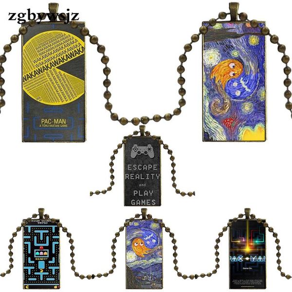 for women children vintage jewelry steel color glass cabochon choker pendant long rectangle necklace game arcade pac-man pacman, Silver
for women children vintage jewelry steel color glass cabochon choker pendant long rectangle necklace game arcade pac-man pacman, Silver