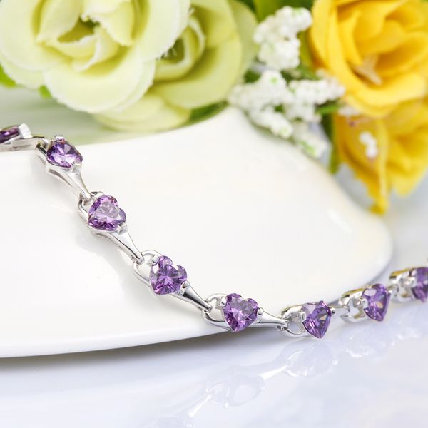 18cm wholesale jewelry sterling silver bracelet zircon s925 fashion wedding bracelet women's hand accessory adjustable with box, Black
18cm wholesale jewelry sterling silver bracelet zircon s925 fashion wedding bracelet women's hand accessory adjustable with box, Black