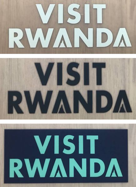 visit rwanda printing sponsor logo on soccer jersey sleeves printed stickers impressed plastic advertising badges stamping premier patches
visit rwanda printing sponsor logo on soccer jersey sleeves printed stickers impressed plastic advertising badges stamping premier patches