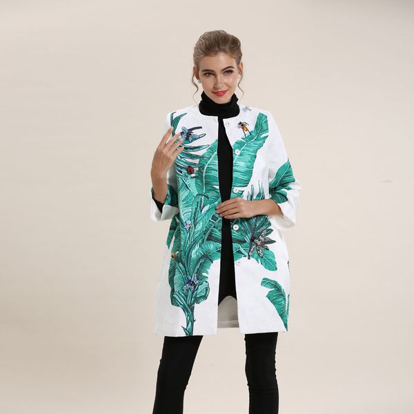 europe and united states 2016 autumn heavy manual beads printing 3 quarter sleeve loose jacquard coat s-xxl, Tan;black
europe and united states 2016 autumn heavy manual beads printing 3 quarter sleeve loose jacquard coat s-xxl, Tan;black