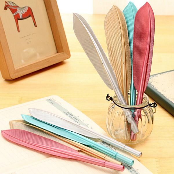 5pcs/set 0.38mm korean cute feather pen personality neutral pen handle retro creative office stationerye
5pcs/set 0.38mm korean cute feather pen personality neutral pen handle retro creative office stationerye