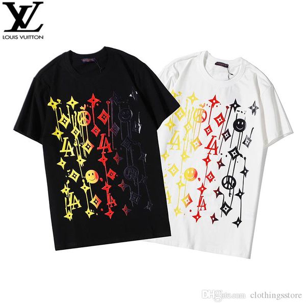 vl french brand tshirt mens designer tshirt cotton short sleeved gradient dissolving printing short sleeved slim fit sweatshirt, White;black
vl french brand tshirt mens designer tshirt cotton short sleeved gradient dissolving printing short sleeved slim fit sweatshirt, White;black