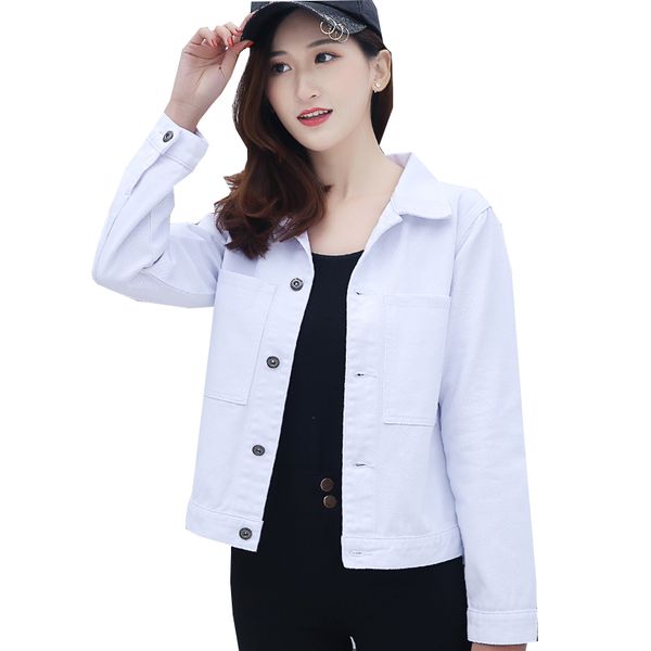 2019 women basic coat jacket autumn and winter women vintage casual oversize slim denim coats female white pink jeans coat, Black;brown
2019 women basic coat jacket autumn and winter women vintage casual oversize slim denim coats female white pink jeans coat, Black;brown