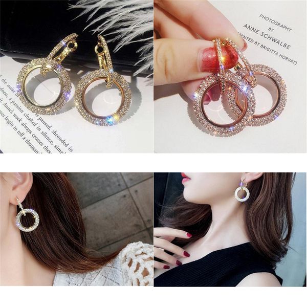 new design creative jewelry high-grade elegant crystal earrings round gold and silver earrings wedding party earrings for woman fj732, Red;brown
new design creative jewelry high-grade elegant crystal earrings round gold and silver earrings wedding party earrings for woman fj732, Red;brown