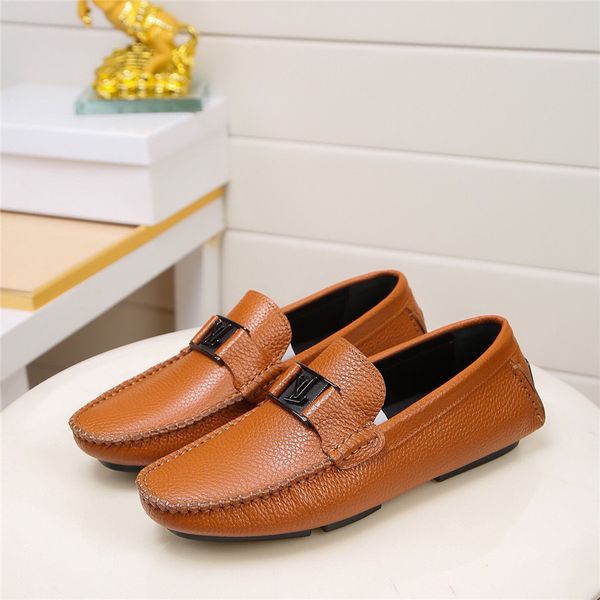 fashion men's genuine leather loafers pointed toe men formal business dress shoes slip-on men wedding shoes, Black
fashion men's genuine leather loafers pointed toe men formal business dress shoes slip-on men wedding shoes, Black