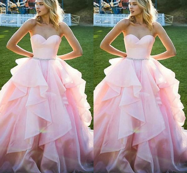 simple blush country quinceanera prom dresses ball gown ruffles sweetheart corset crystal ribbon sweet 16 dress vestidos 15 anos, Blue;red
simple blush country quinceanera prom dresses ball gown ruffles sweetheart corset crystal ribbon sweet 16 dress vestidos 15 anos, Blue;red
