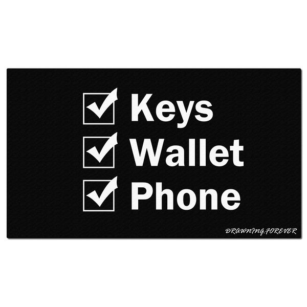 keys phone wallet entrance doormat door mat funny outside rubber mat non slip rugs for home decor anti-slip non-woven fabric
keys phone wallet entrance doormat door mat funny outside rubber mat non slip rugs for home decor anti-slip non-woven fabric
