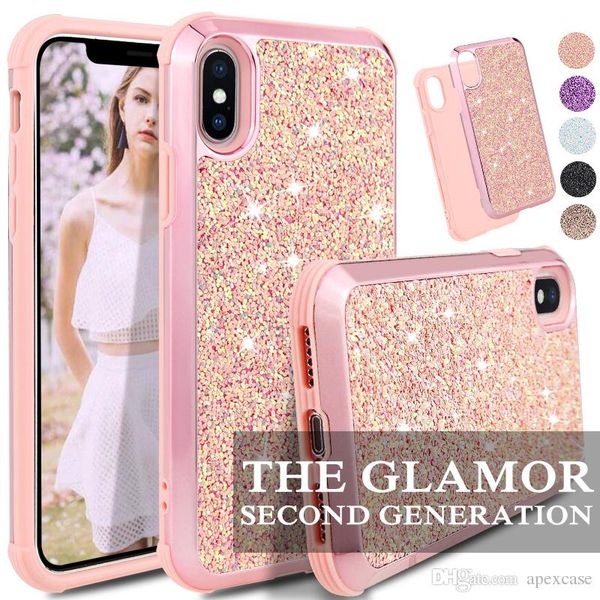 the glamor 2 in 1 slim hybrid glitter case for iphone x xr xs max protective cover for 8 7 6 6s plus
the glamor 2 in 1 slim hybrid glitter case for iphone x xr xs max protective cover for 8 7 6 6s plus
