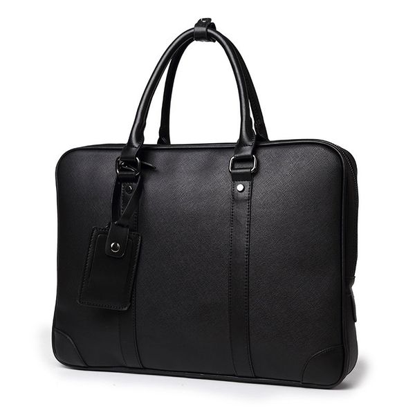men's fashion business briefcase male pu leather travel office laphandbag simple work notebook tote bags h065
men's fashion business briefcase male pu leather travel office laphandbag simple work notebook tote bags h065