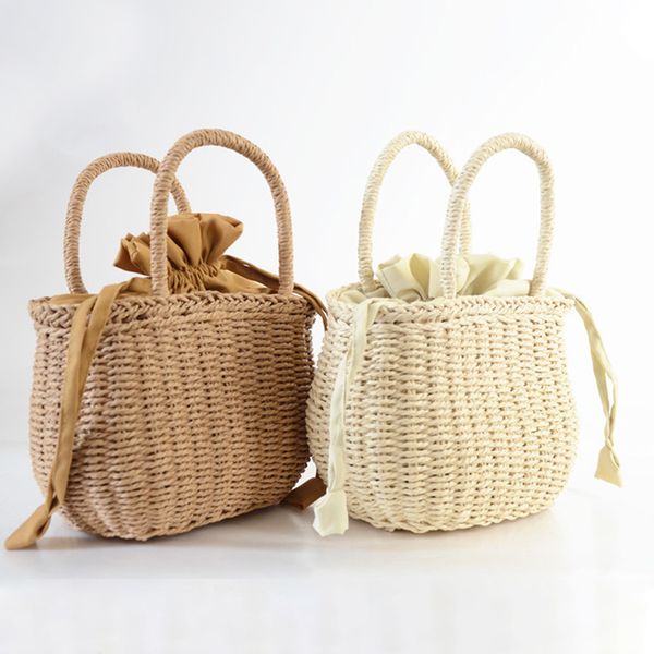 new drawstring solid color portable straw bag women summer handmade weave handbags bohemia bali beach bags bucket
new drawstring solid color portable straw bag women summer handmade weave handbags bohemia bali beach bags bucket