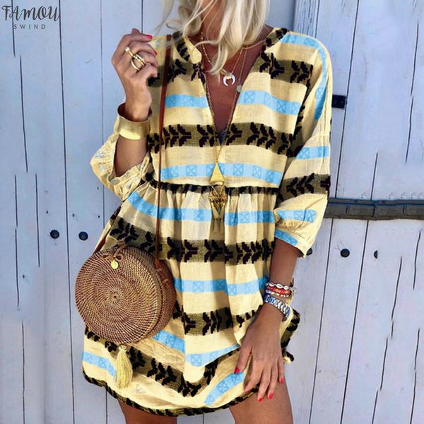 2020 women boho dress half sleeve print v-neck party mini dress elegant vestidos de festa women dresses ropa mujer new, Black;gray
2020 women boho dress half sleeve print v-neck party mini dress elegant vestidos de festa women dresses ropa mujer new, Black;gray