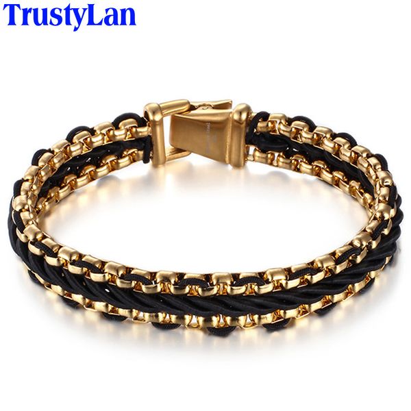 trustylan gold color stainless steel bracelet men 12mm wide mens wrap bracelets male friend jewelry armband wristband new, Golden;silver
trustylan gold color stainless steel bracelet men 12mm wide mens wrap bracelets male friend jewelry armband wristband new, Golden;silver