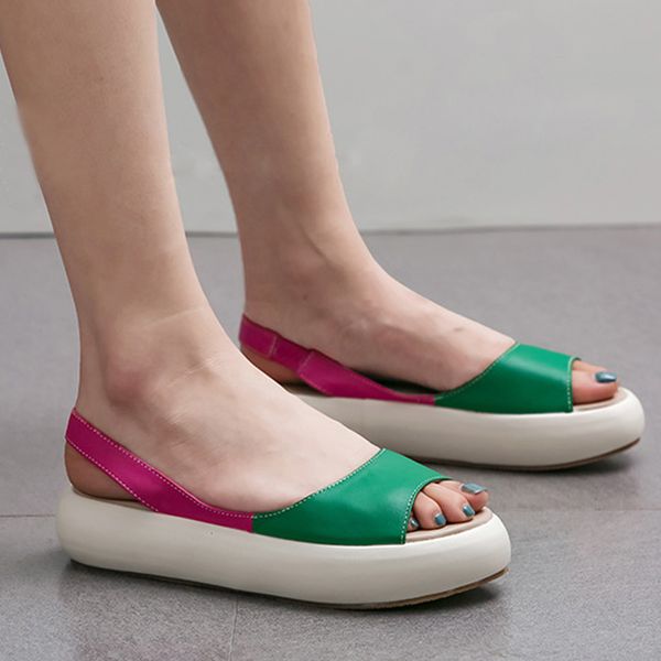 fashion women contrast color sandals simple flat open toe sandals summer comfortable low heel bs88, Black
fashion women contrast color sandals simple flat open toe sandals summer comfortable low heel bs88, Black