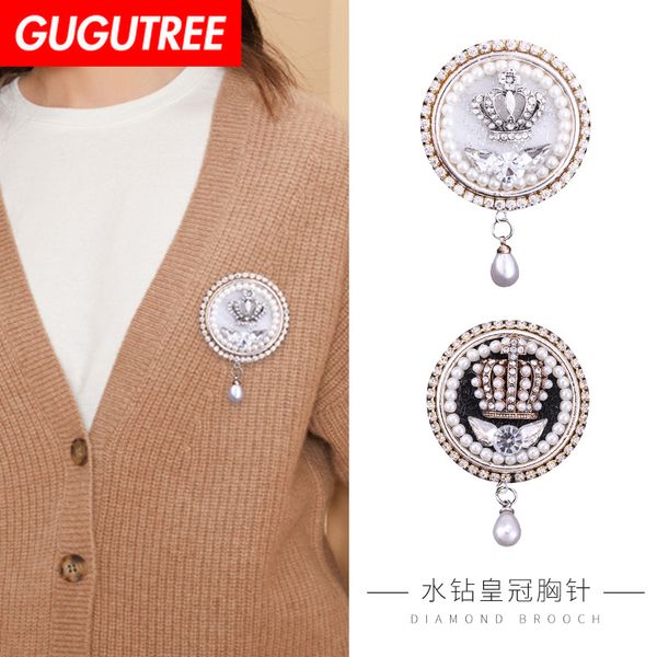 gugutree brooch breastpin pearl crown patch badges applique patches for clothing hh-88, Black
gugutree brooch breastpin pearl crown patch badges applique patches for clothing hh-88, Black