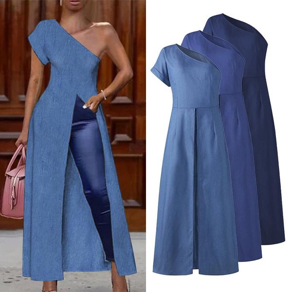 women's blouses & shirts blouse summer asymmetrical 2021 vonda split hem short sleeve oversized bohemian blusas denim, White
women's blouses & shirts blouse summer asymmetrical 2021 vonda split hem short sleeve oversized bohemian blusas denim, White