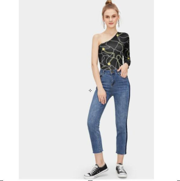 19ss модный женский комбинезон 2019 новый сексуальный комбинезон с одним плечом с рисунком печати для женщин контрастный цвет летние горячие, Black;white
19ss модный женский комбинезон 2019 новый сексуальный комбинезон с одним плечом с рисунком печати для женщин контрастный цвет летние горячие, Black;white