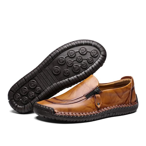 men's driving footwear big size 38-48 men shoes split leather casual loafers breathable flats soft light shoes fashion, Black
men's driving footwear big size 38-48 men shoes split leather casual loafers breathable flats soft light shoes fashion, Black