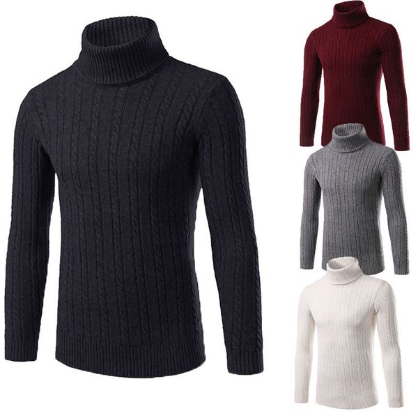 warm autumn winter mens slim warm knitted sweater turtleneck pullover jumper soft trendy amazing black white gray red sweater, White;black
warm autumn winter mens slim warm knitted sweater turtleneck pullover jumper soft trendy amazing black white gray red sweater, White;black