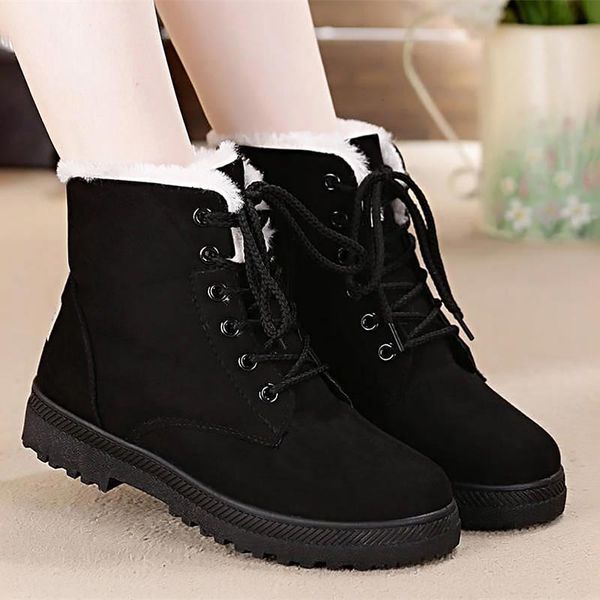 2019 warm fur plush insole women winter boots square heels flock ankle boots women shoes lace-up winter shoes woman red, Black
2019 warm fur plush insole women winter boots square heels flock ankle boots women shoes lace-up winter shoes woman red, Black