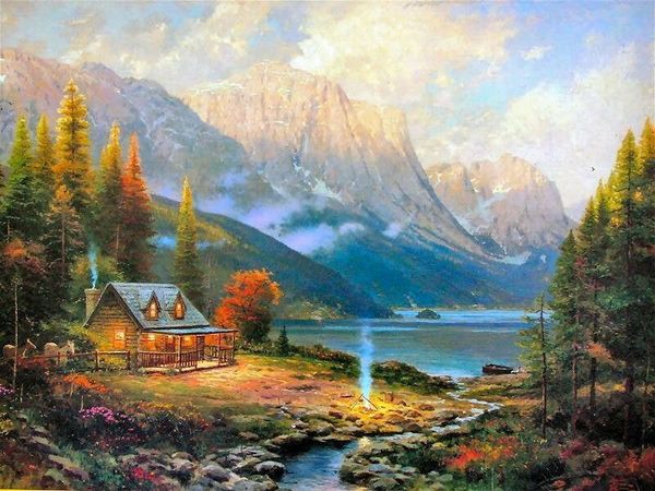 thomas kinkade beginning of a perfect day home decor handpainted &hd print oil painting on canvas wall art canvas pictures 200121
thomas kinkade beginning of a perfect day home decor handpainted &hd print oil painting on canvas wall art canvas pictures 200121