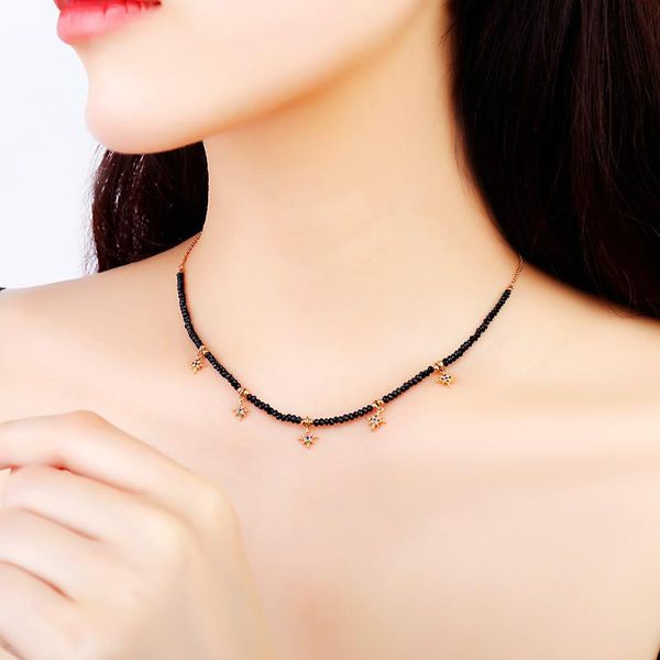 rainbow colors cz zircon star chokers necklaces for women female black beads chain boho necklace exquisit jewelry gift 2020 new, Golden;silver
rainbow colors cz zircon star chokers necklaces for women female black beads chain boho necklace exquisit jewelry gift 2020 new, Golden;silver